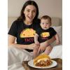 image:imageTstars Taco amp Taquito Mommy and Me Matching Shirts Funny Mom and Baby Gift for Baby Shower or First Mothers DayTaco Black  Taquito Black