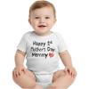 image:imageTstars First Mothers Day Infant Bodysuit  Cute Newborn Outfit Gift for Mom from Baby Boy or GirlWhite