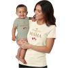 image:imageTstars Our First Mothers Day Mom and Baby Matching Shirts  Mommy and Me Outfit Gift for New Moms and InfantPromoted  Off White Mom  Sage Baby