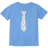 image:imageTstars Easter Bunny with Egg Print and Tie Tshirt for Toddlers amp Youth Cute Holiday Shirt for Boys amp GirlsCalifornia Blue