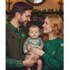 image:imageTstars Baby First St Patricks Day Bodysuit  Lucky Irish Clover Short Sleeve Infant Outfit for Boys amp GirlsLongsleeve Kiss  Gray