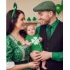 image:imageTstars Baby First St Patricks Day Bodysuit  Lucky Irish Clover Short Sleeve Infant Outfit for Boys amp GirlsShortsleeve Clover  Green