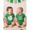 image:imageTstars Baby First St Patricks Day Bodysuit  Lucky Irish Clover Short Sleeve Infant Outfit for Boys amp GirlsShortsleeve Clover  Green