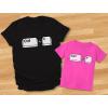 image:imageTstars Ctrl C Ctrl V Dad and Kid Matching Shirts  Funny Copy Paste Father Child Outfit for Fathers DayDad Black  Child Pink