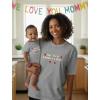 image:imageTstars Our First Mothers Day Mom and Baby Matching Shirts  Mommy and Me Outfit Gift for New Moms and InfantFirst  Gray Mom  Gray Baby