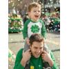 image:imageTstars St Patricks Day Toddler Raglan Shirt  Dump Truck Construction Shamrock 34 Sleeve Kids TeeLucky  GreenWhite