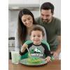 image:imageTstars St Patricks Day Toddler Raglan Shirt  Dump Truck Construction Shamrock 34 Sleeve Kids TeeTruck  Dark Gray