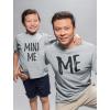 image:imageTstars Me Mini Me Dad and Kid Matching Shirts  Funny Fathers Day Outfit Set for Dads and Toddlers KidsDad Gray  Son Gray