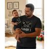 image:imageTstars Pizza Dad and Kid Matching Shirts  Funny Fathers Day Dad Tee with Toddler Shirt for Boys GirlsDad Black  Baby Black