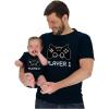 image:imageTstars Pizza Dad and Kid Matching Shirts  Funny Fathers Day Dad Tee with Toddler Shirt for Boys GirlsDad Navy  Baby Navy
