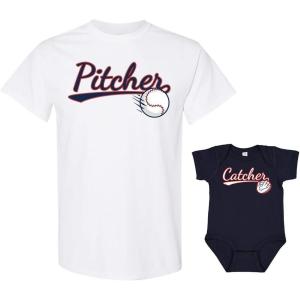 image:imageTstars Ctrl C Ctrl V Dad and Baby Matching Shirts  Funny Daddy and Me Outfit for Fathers Day or Family PhotosBaseball  White Dad  Navy Baby