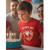 image:imagePaw Patrol Badge Chase Birthday Boy Shirt  Fun TShirt Gift for Toddler Boys Ages 2 3 4 5Marshall Badge  Red