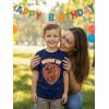 image:imagePaw Patrol Badge Chase Birthday Boy Shirt  Fun TShirt Gift for Toddler Boys Ages 2 3 4 5Zuma Badge  Navy