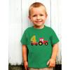 image:imageTstars 4th Birthday Gift Construction Party 4 Year Old Boy ToddlerInfant Kids TShirtCalifornia Blue