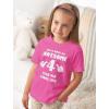 image:imageTstars Awesome 4 Year Old Shirt  Fun 4th Birthday Tee Gift for Toddler Boys and Girls Kids Birthday OutfitBlue