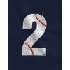 image:imageTstars Baseball 2nd Birthday Gift for Two Year old ToddlerKids Long sleeve TShirtBlack