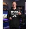 image:imageTstars Funny Gaming Hoodie for Men  I Paused My Game to Be Here Gamer Gifts Teen Boys amp Fans of Video GamesAdult  Black