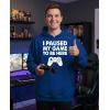 image:imageTstars Funny Gaming Hoodie for Men  I Paused My Game to Be Here Gamer Gifts Teen Boys amp Fans of Video GamesAdult  Royal