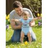image:imageTstars Im So EggCited Its My First Easter Bodysuit  Infant Baby One Piece for Boys amp GirlsAqua