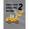 image:imageTstars Personalized 2nd Birthday Shirt Boy Im Digging Being 2 Toddler Kids TShirtNavy