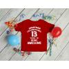 image:imageTstars Personalized Birthday Gift for 13 Year Old Boy Girl Customize Youth Kids TShirtNavy
