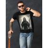 image:imageTstars Pumpkin Halloween Shirt for Men  Scary JackOLantern Face Graphic Tee Fun Gift for Halloween PartiesHeart  Black