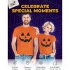 image:imageTstars Pumpkin Halloween Shirt for Men  Scary JackOLantern Face Graphic Tee Fun Gift for Halloween PartiesHeart  Black