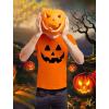 image:imageTstars Pumpkin Halloween Shirt for Men  Scary JackOLantern Face Graphic Tee Fun Gift for Halloween PartiesJack O Lantern  Orange