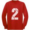 image:imageTstars Baseball 2nd Birthday Gift for Two Year old ToddlerKids Long sleeve TShirtRed