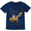 image:imageTstars Personalized 2nd Birthday Shirt Boy Im Digging Being 2 Toddler Kids TShirtNavy