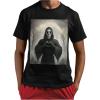 image:imageTstars Pumpkin Halloween Shirt for Men  Scary JackOLantern Face Graphic Tee Fun Gift for Halloween PartiesHeart  Black
