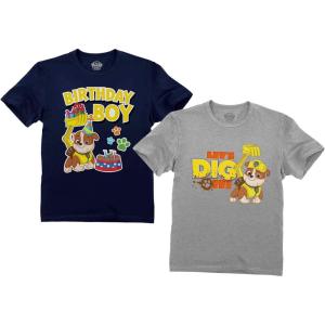image:imagePaw Patrol Badge Chase Birthday Boy Shirt  Fun TShirt Gift for Toddler Boys Ages 2 3 4 5Rubble Bundle