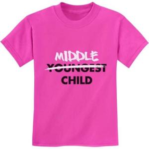 image:imageTstars Middle Child Shirt Sibling Big Brother Sister Toddler amp Youth Kids TShirtPink