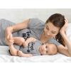 image:imageTstars Tough Cookie Mommy and Me Matching Outfits Mothers Day Mom amp Baby Shirts SetMom Gray  Baby Gray