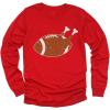 image:imageTstars Gobble Gobble Turkey Kids Shirt  Thanksgiving Long Sleeve Tee for Toddler Boys Girls amp Youth Holiday OutfitTouchdowns  Red