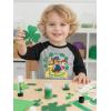 image:imageTstars Team Paw Patrol St Patricks Day Toddler amp Kids Raglan Tee  Lucky Shamrock 34 Sleeve for Boys amp Girls Dark GrayDark Gray