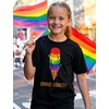 image:imageTstars Kids Pride Rainbow Shirt for Boys amp Girls  LGBTQ Ally Love Equality Tee for Toddlers and YouthIce Cream  Black