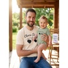 image:imageTstars Pint and Half Pint Dad and Baby Matching Shirts  Funny Fathers Day Set with Dad Tee and Infant BodysuitDesign 2  Sage Baby  Off White Dad