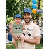 image:imageTstars Pint and Half Pint Dad and Baby Matching Shirts  Funny Fathers Day Set with Dad Tee and Infant BodysuitDesign 2  Sage Baby  Off White Dad