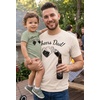 image:imageTstars Pint and Half Pint Dad and Baby Matching Shirts  Funny Fathers Day Set with Dad Tee and Infant BodysuitDesign 2  Sage Baby  Off White Dad