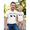image:imageTstars Pint and Half Pint Dad and Baby Matching Shirts  Funny Fathers Day Set with Dad Tee and Infant BodysuitDesign 2  White Dad  White Baby