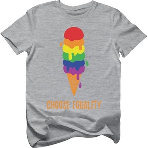 image:imageTstars Kids Pride Rainbow Shirt for Boys amp Girls  LGBTQ Ally Love Equality Tee for Toddlers and YouthIce Cream  Gray