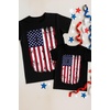 image:imageTstars American Flag 4th of July Dad and Son Matching Shirts  Daddy amp Me Patriotic Memorial Day USA Tshirt SetDad Black  Toddler Black
