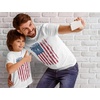 image:imageTstars American Flag 4th of July Dad and Son Matching Shirts  Daddy amp Me Patriotic Memorial Day USA Tshirt SetDad White  Toddler White