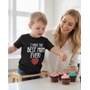 image:imageTstars Best Mom Ever Kids Shirt for Mothers Day  My Heart Belongs to Mommy Dino TShirt for Toddler amp YouthBest Ever  Black
