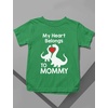 image:imageTstars Best Mom Ever Kids Shirt for Mothers Day  My Heart Belongs to Mommy Dino TShirt for Toddler amp YouthDino Belongs  Green