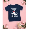 image:imageTstars Best Mom Ever Kids Shirt for Mothers Day  My Heart Belongs to Mommy Dino TShirt for Toddler amp YouthDino Belongs  Navy