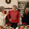 image:imageTstars Grandma and Grandpa Christmas Sweatshirt Festive Holiday Pullover Xmas Sweater Style for GrandparentsGrandma  Red