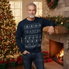 image:imageTstars Grandma and Grandpa Christmas Sweatshirt Festive Holiday Pullover Xmas Sweater Style for GrandparentsGrandpa  Navy