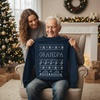 image:imageTstars Grandma and Grandpa Christmas Sweatshirt Festive Holiday Pullover Xmas Sweater Style for GrandparentsGrandpa  Navy